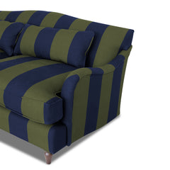 Felix 3 seater sofa in Woodland Stripe