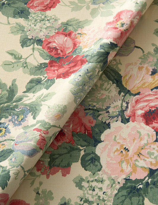 English Garden - Albertine - Classic Rose Fabric Sample