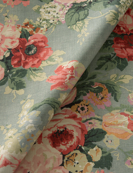 English Garden - Albertine - Grey Skies Fabric Sample