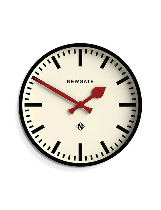 Universal Railway Wall Clock - Black