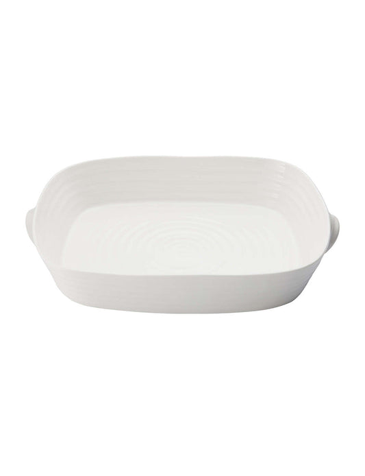 White Porcelain Handled Roasting Dish