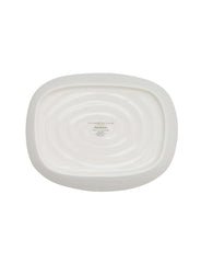 White Porcelain Covered Butter Dish