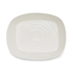 White Porcelain Rectangular Roasting Dish