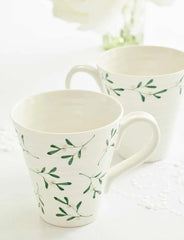 Amor Porcelain Classic Mugs - Assorted Set of Two