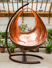 Handmade Copper Garden Swing Seat