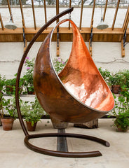 Handmade Copper Garden Swing Seat