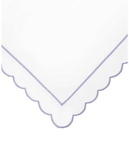 Lilac Scalloped Emperor Flat Sheet