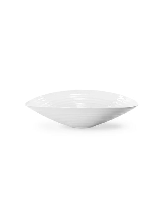 White Porcelain Medium Salad Bowl