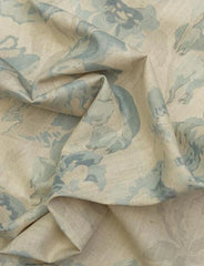 Midsummer Faded Blue Fabric Per Metre