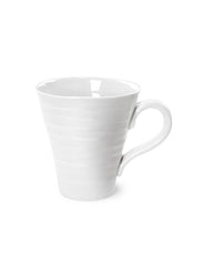 White Porcelain Classic Mugs - Set of Four