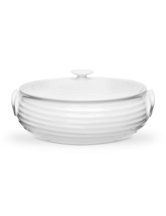 White Porcelain Small Oval Casserole