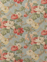 Peony Summer Sky Fabric Sample