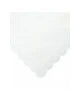 White Scalloped Super King Size Duvet Cover